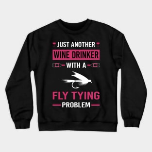 Wine Drinker Fly Tying Crewneck Sweatshirt